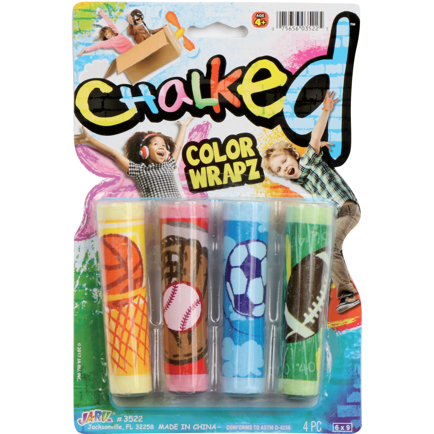 CHALKED COLOR WRAPZ 4 PACK