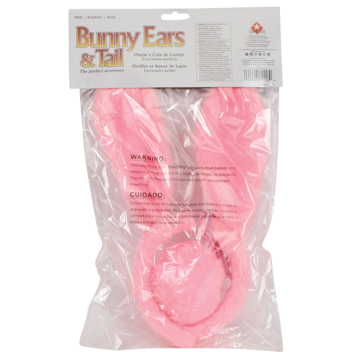 PINK BUNNY EARS TAIL