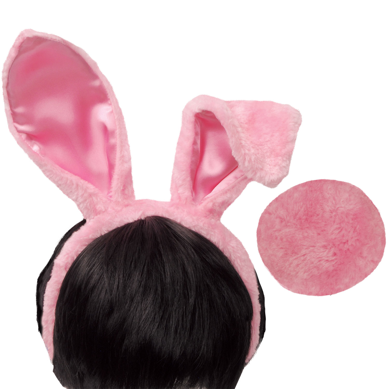 PINK BUNNY EARS TAIL view 2