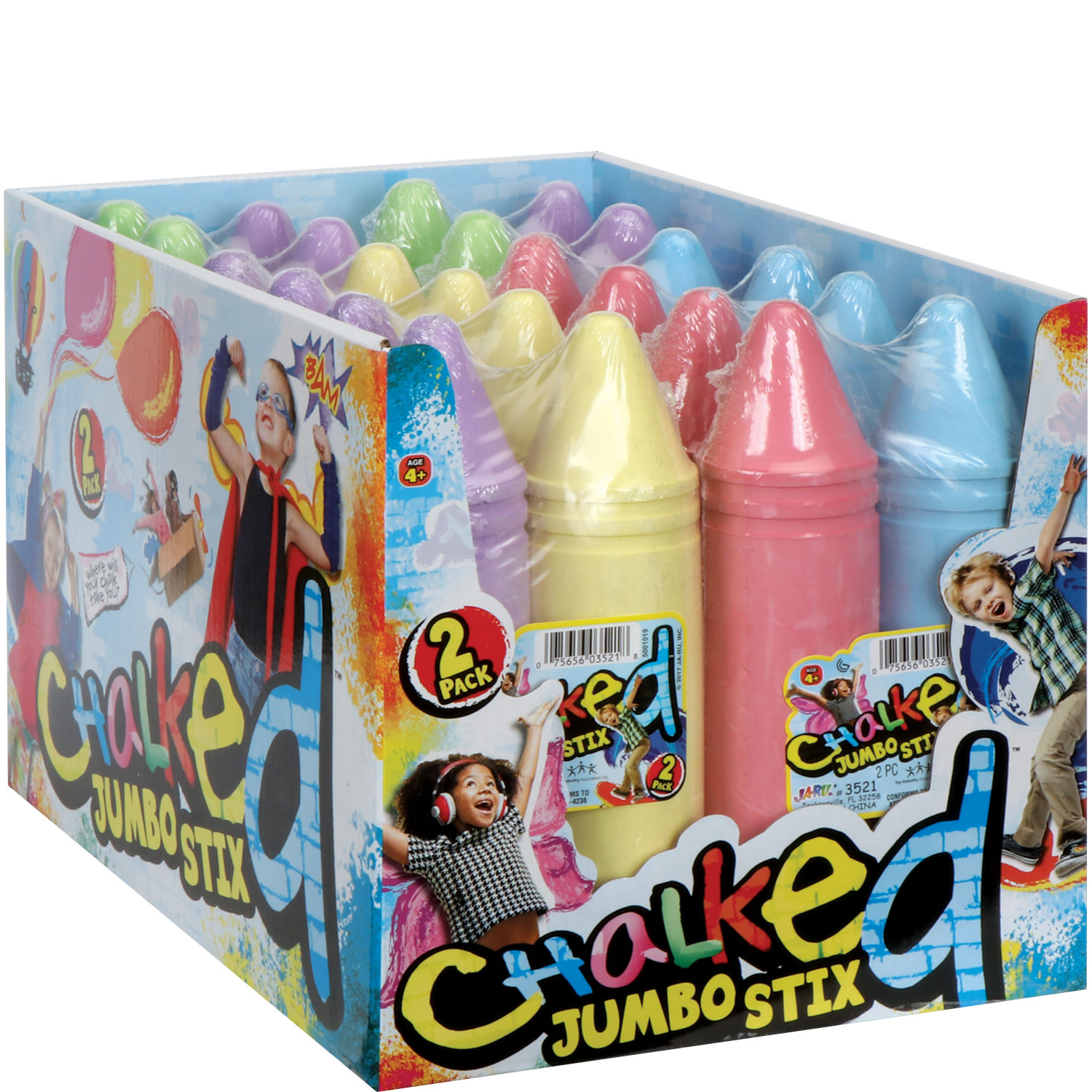 CHALKED JUMBO STIX 2 PACK PDQ view 3