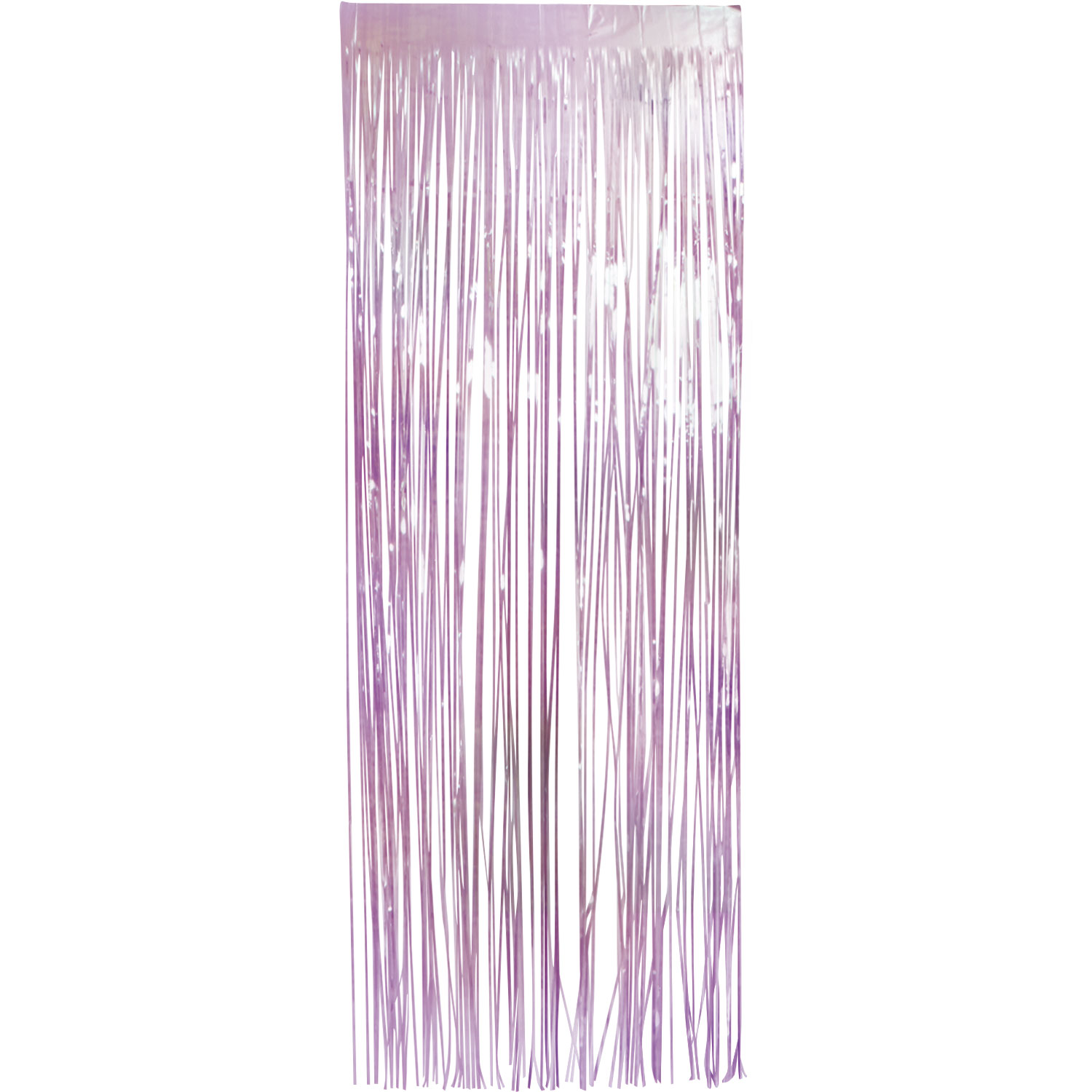PURPLE IRIDESCENT FOIL FRINGE CURTAIN view 2
