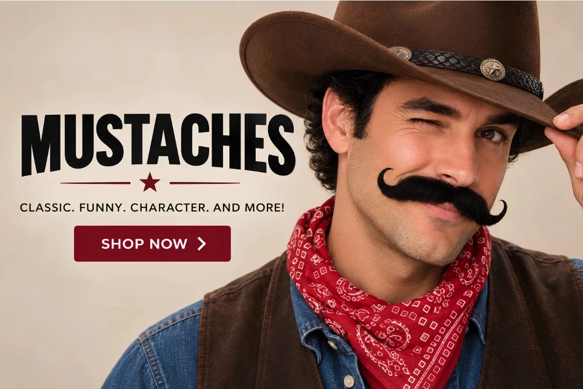 Mustaches — classic, funny, character and more
