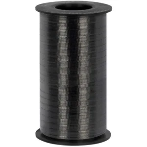 BLACK CURLING RIBBON CRIMPED