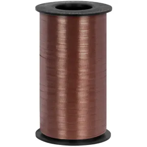BROWN (CHOCOLATE) CURLING RIBBON CRIMPED