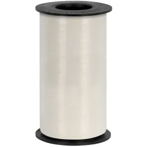 IVORY CURLING RIBBON CRIMPED