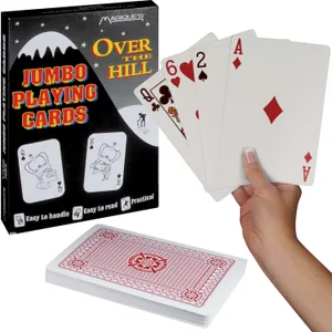 OVER THE HILL PLAYING CARDS JUMBO SIZE