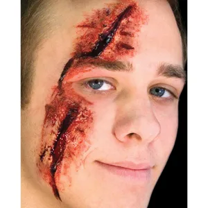 SLASHED EYE LATEX INJURY