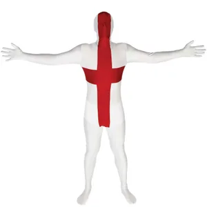 ENGLAND FLAG ADULT MORPHSUIT XX-LARGE