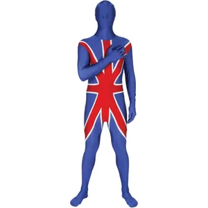 UNION JACK ADULT MORPHSUIT XX-LARGE