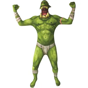 GREEN ORC JAW DROPPER MORPHSUIT X-LARGE
