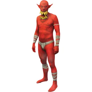 RED ORC JAW DROPPER MORPHSUIT MEDIUM