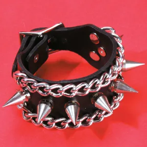 7 PIN & CHAIN PUNK BRACELET