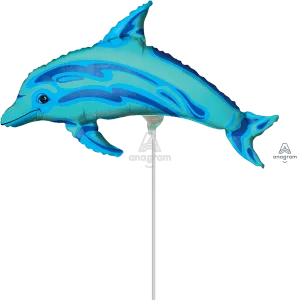 OCEAN BLUE DOLPHIN MINI SHAPE