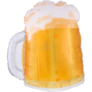 BEER MUG SUPER SHAPE TRANSPARENT