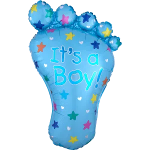 FOOT IT'S A BOY SUPER SHAPE