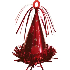 RED PARTY HAT WEIGHT 6 OZ.