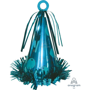 LIGHT BLUE PARTY HAT WEIGHT 6 OZ.
