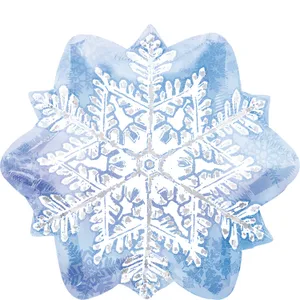 18" LET IT SNOW SNOWFLAKE JUNIOR SHAPE