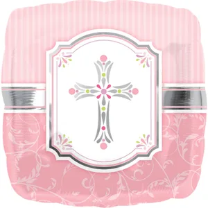 18" COMMUNION BLESSING PINK