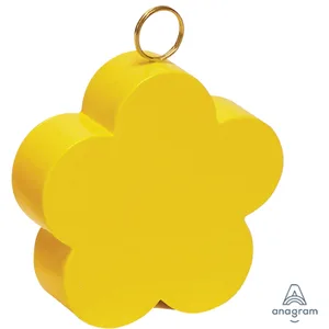 YELLOW FLOWER PLASTIC WEIGHT