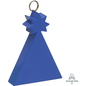 BLUE PARTY HAT PLASTIC WEIGHT
