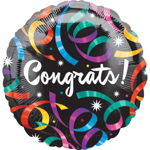 18" CONGRATS STREAMERS VLP