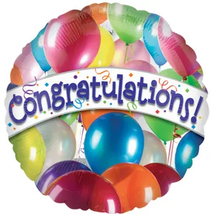 18" CONGRATULATIONS BALLOONS VLP