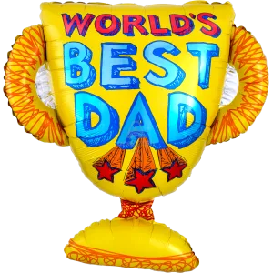 BEST DAD TROPHY SUPER SHAPE