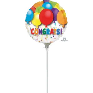 BOLD CONGRATULATIONS BALLOONS MINI