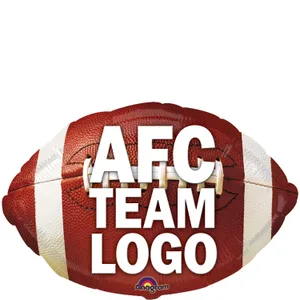 18" AFC FOOTBALL SHAPE