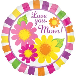 18" LOVE YOU MOM STRIPES VLP HX