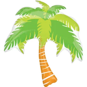SUMMER SCENE PALM TREE SUPER SHAPE