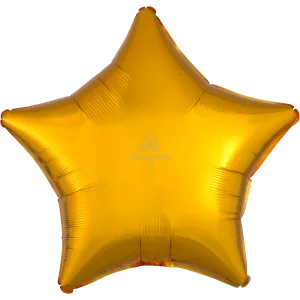 19" METALLIC GOLD STAR SHAPE