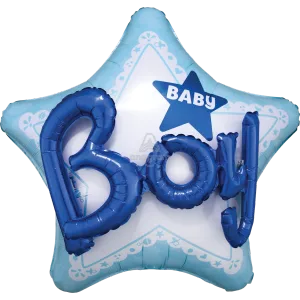 CELEBRATE BABY BOY MULTI-BALLOON