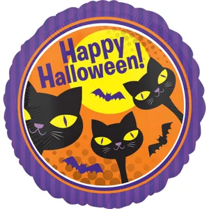 18" HALLOWEEN CATS HX