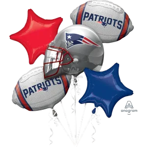 NEW ENGLAND PATRIOTS BOUQUET OF BALLOONS
