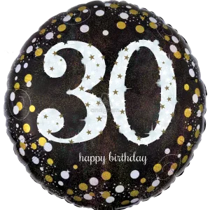 18" SPARKLING BIRTHDAY 30 HOLOGRAPHIC