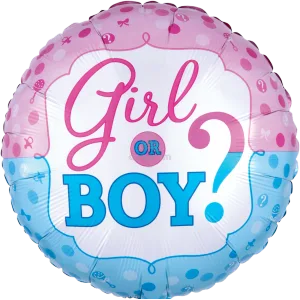 18" GENDER REVEAL HX