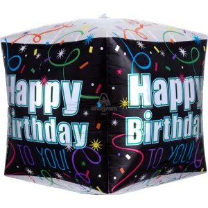 15" BRILLIANT BIRTHDAY CUBEZ