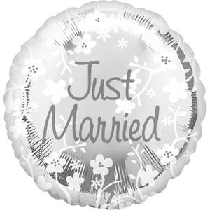 18" JUST MARRIED FLOWERS VLP HX