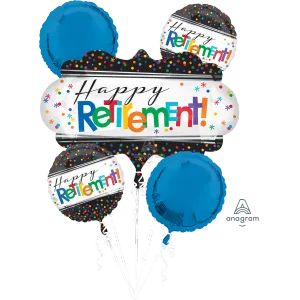 OFFICIALLY RETIRED BOUQUET OF BALLOONS