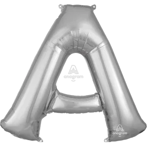 34" LETTER A SILVER
