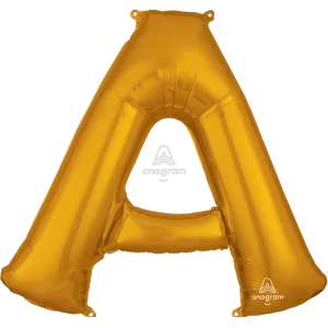 34" LETTER A GOLD