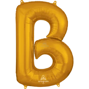 34" LETTER B GOLD