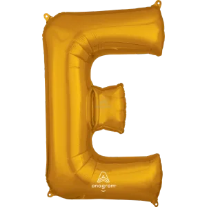 34" LETTER E GOLD
