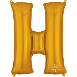 34" LETTER H GOLD