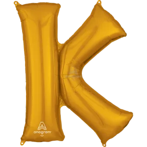 34" LETTER K GOLD