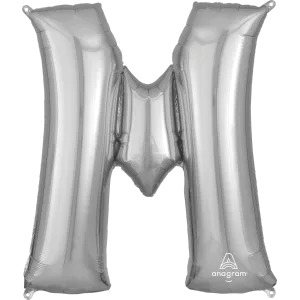 34" LETTER M SILVER