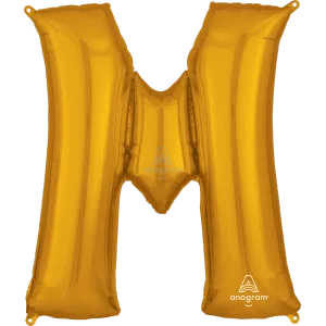 34" LETTER M GOLD