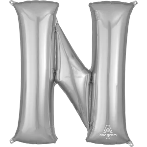 34" LETTER N SILVER